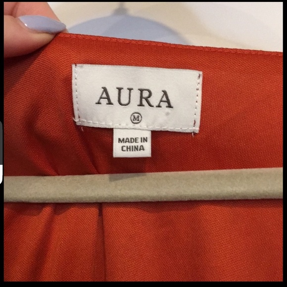 Aura Women's M Red Floral Boho Maxi Dress V-Neck Cap Sleeve Casual - Picture 3 of 3